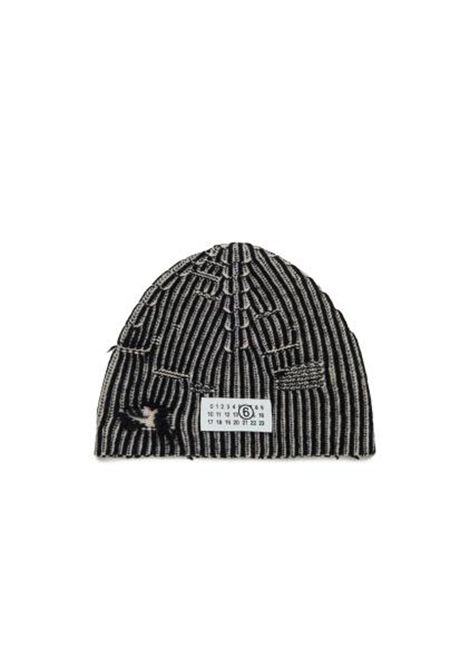 Berretto con logo MM6 KIDS MAISON MARGIELA | M60913 MM06KM6C39